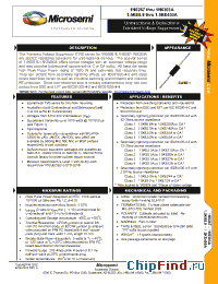 Datasheet 1N6268A производства Microsemi